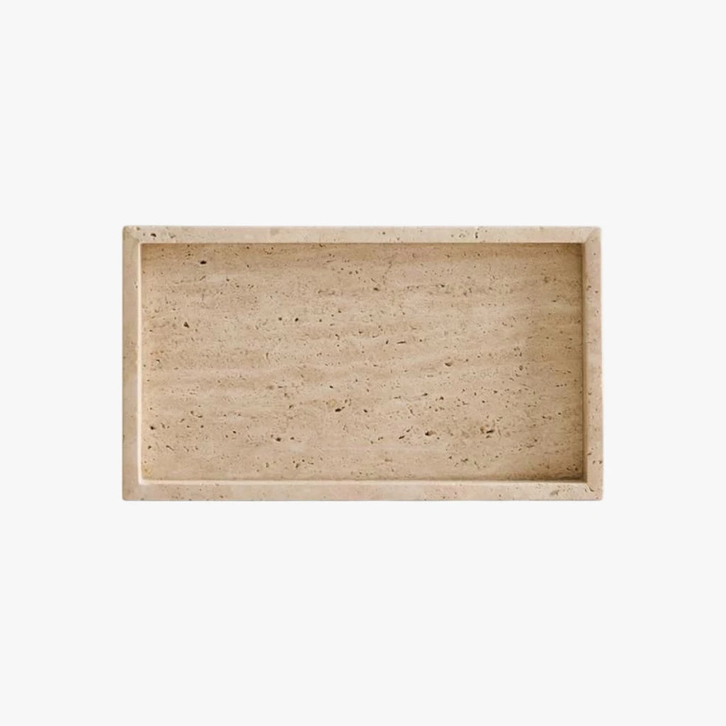 TRAVERTINE BEIGE MARBLE BATHROOM SET