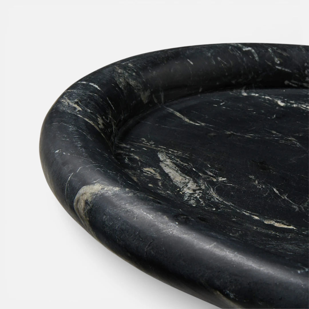 Black Marble Serving Tray
