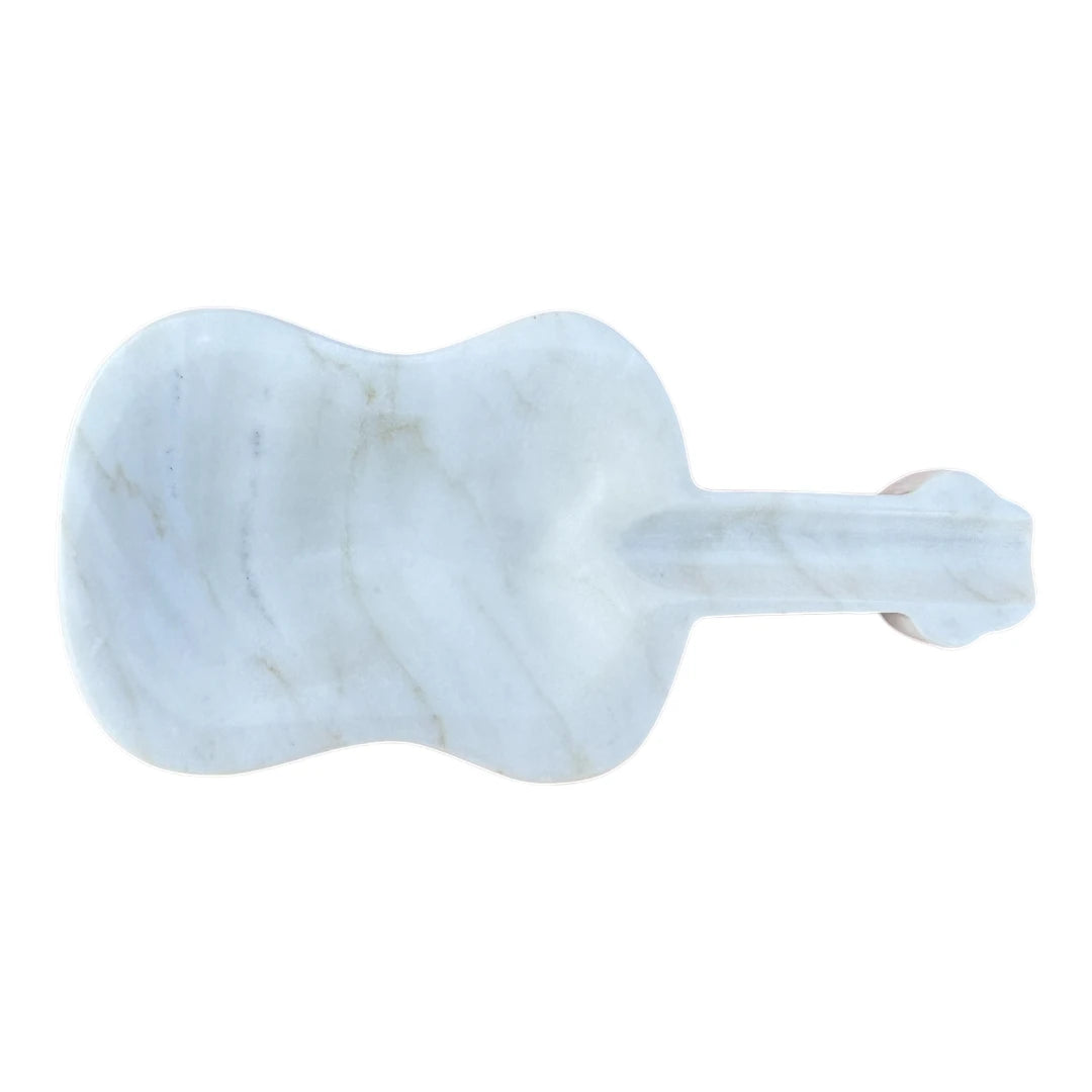White Guitar Marble Ashtray