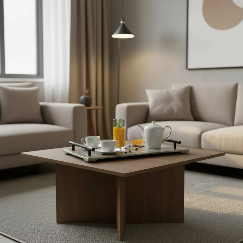 Luxury brown Marble serving tray