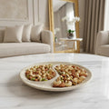Beige Marble Nuts Plate