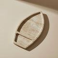 Travertine boat tray