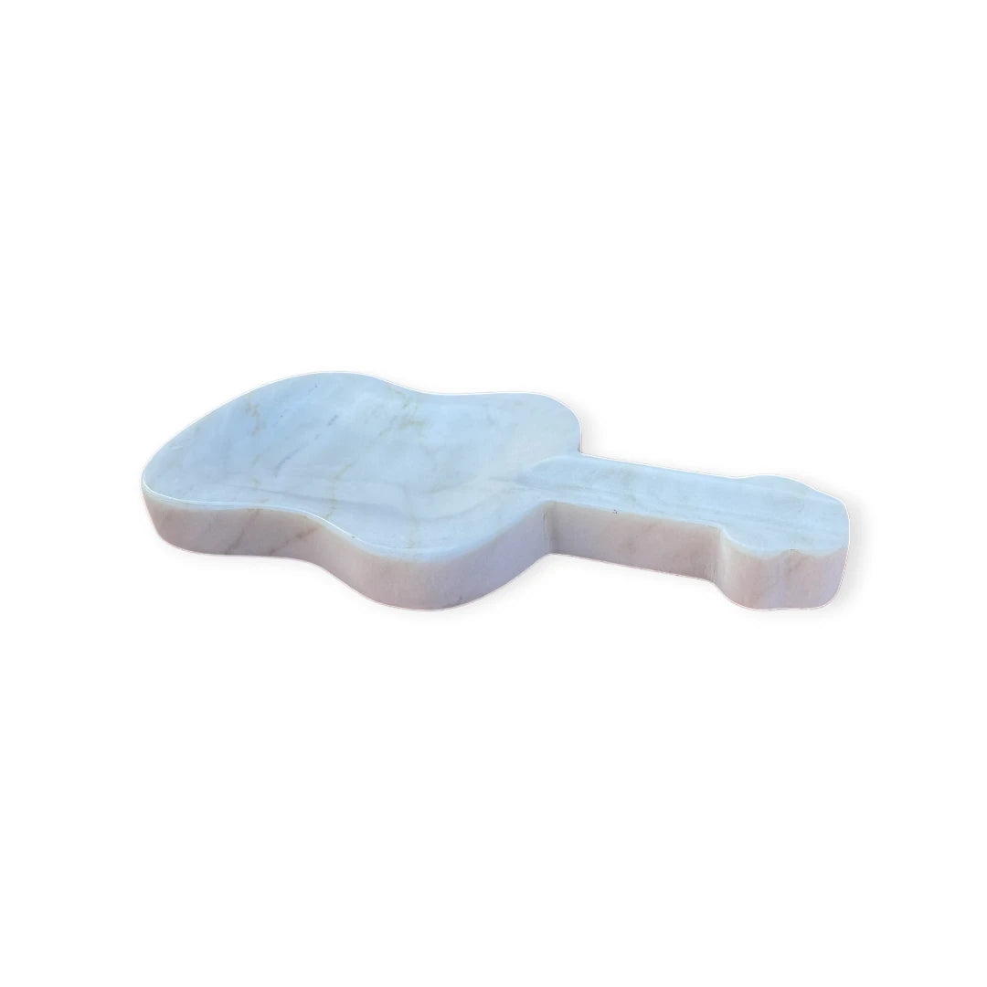 White Guitar Marble Ashtray