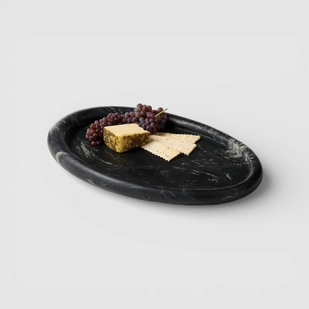 Black Marble Serving Tray