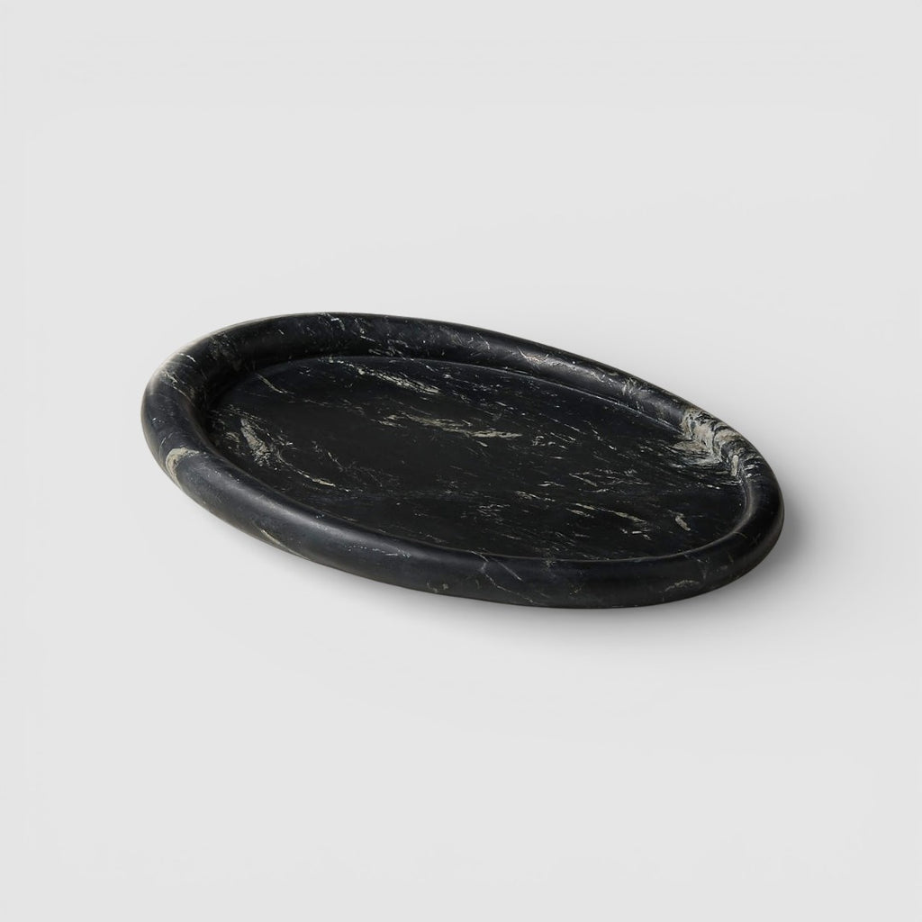 Black Marble Serving Tray