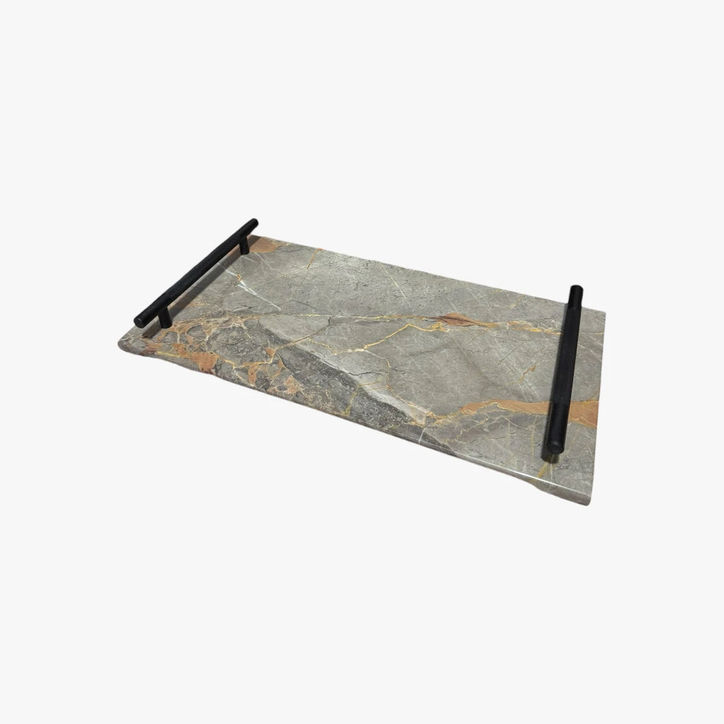 Luxury brown Marble serving tray