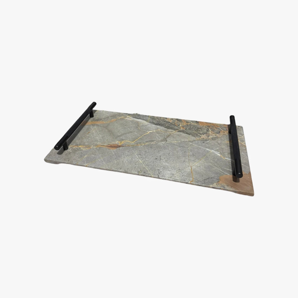 Luxury brown Marble serving tray