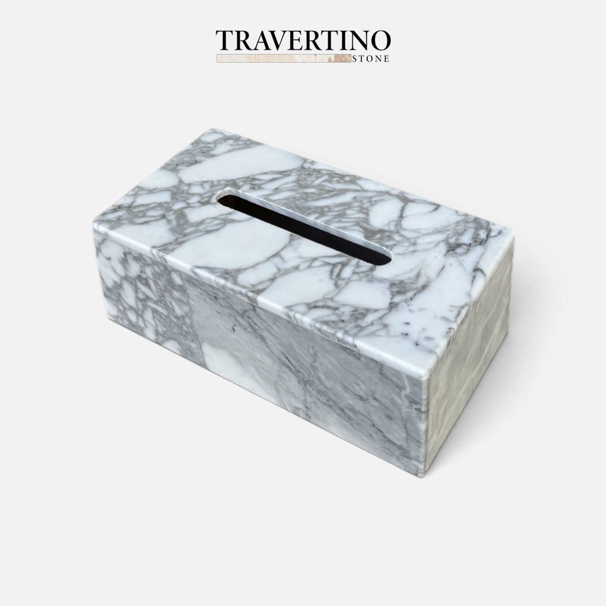 Tissue Box - White,Gray