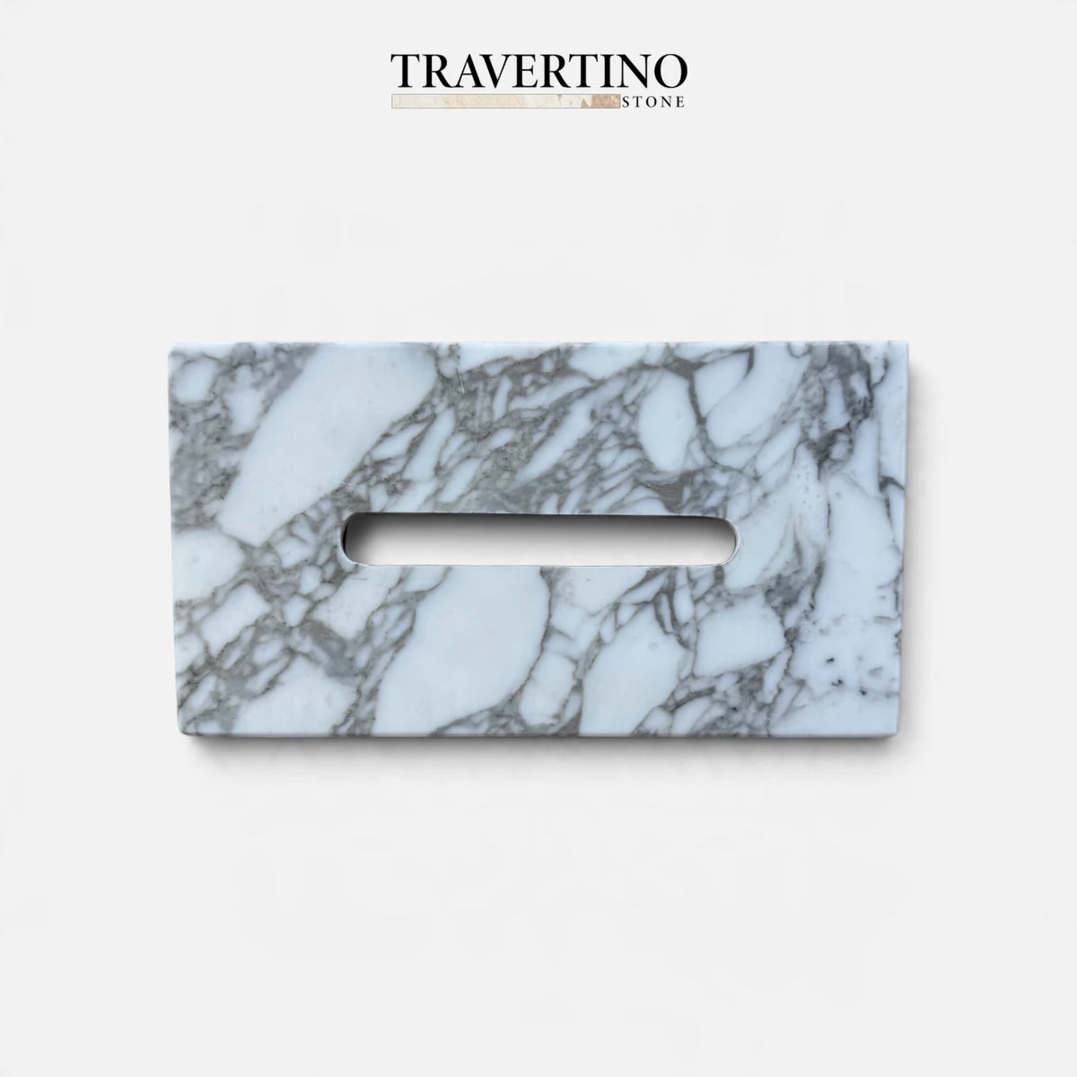 Tissue Box - White,Gray