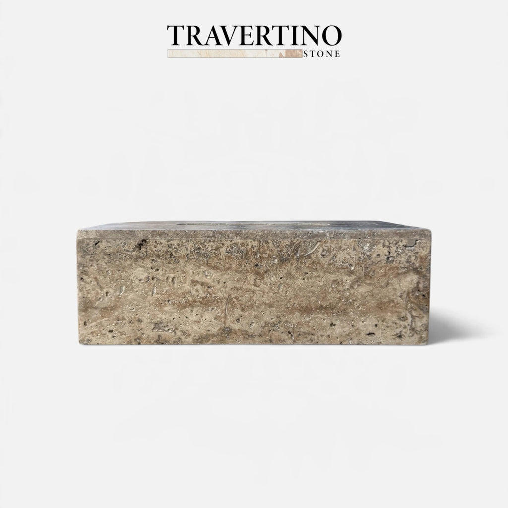 Tissue Box - Travertine beige