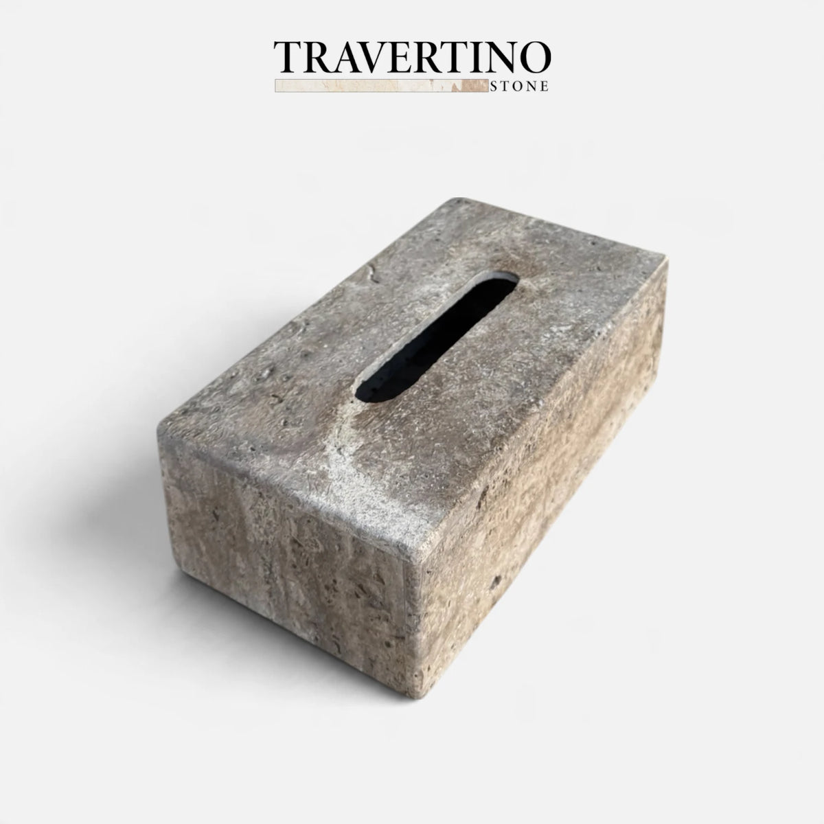 Tissue Box - Travertine beige