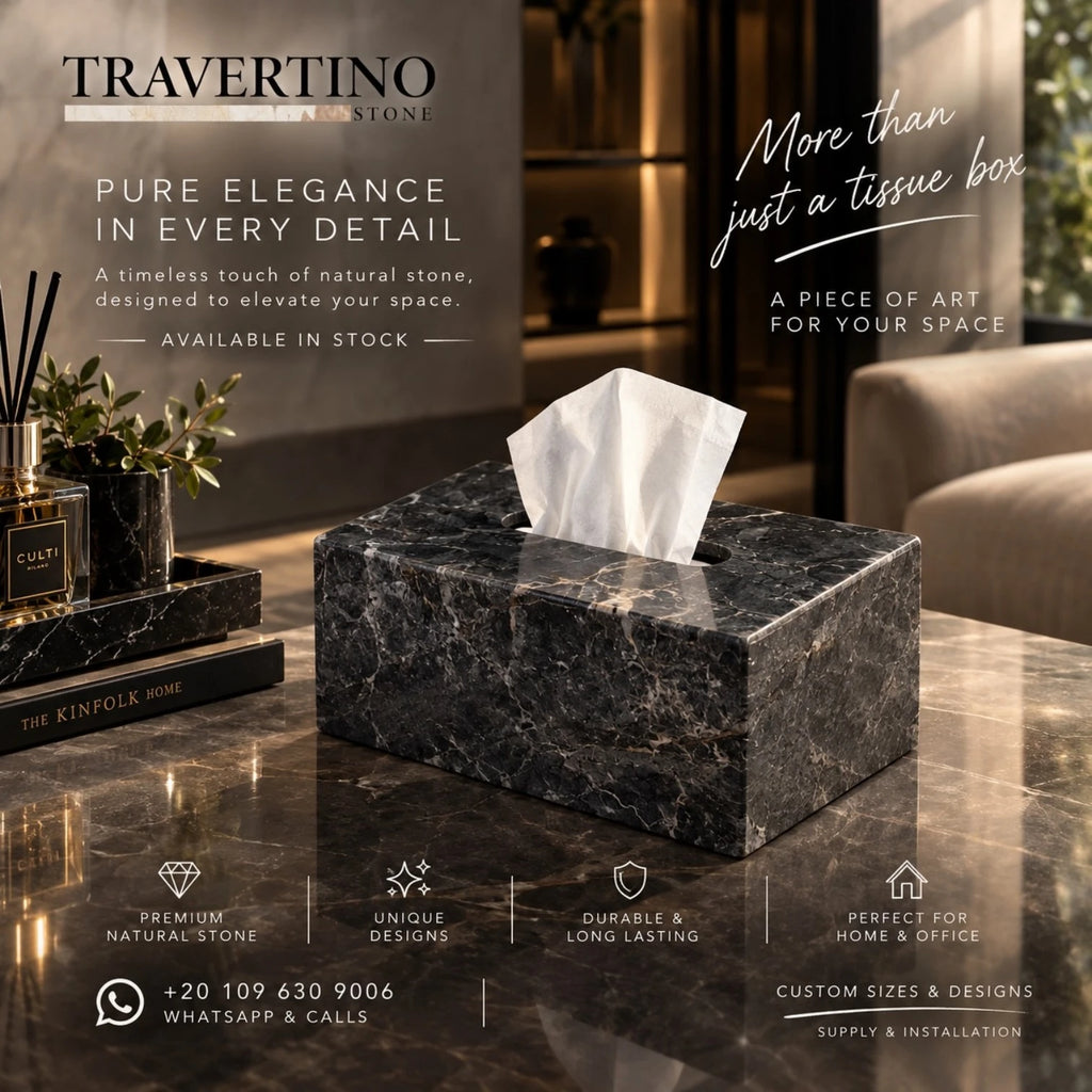 Tissue Box - Black